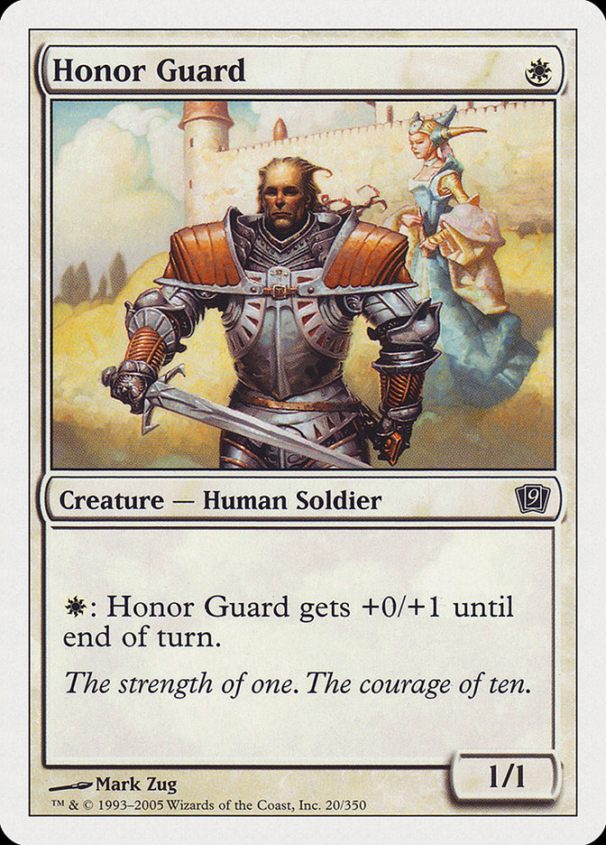 Honor Guard [Ninth Edition] | Card Merchant Takapuna