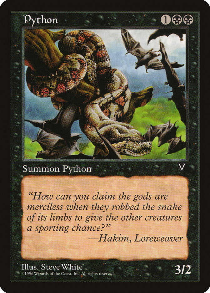 Python [Visions] | Card Merchant Takapuna