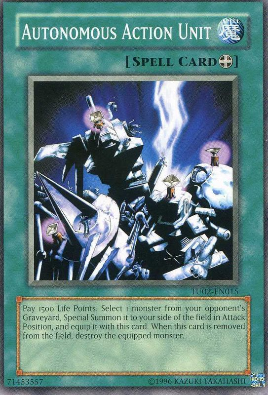 Autonomous Action Unit [TU02-EN015] Common | Card Merchant Takapuna