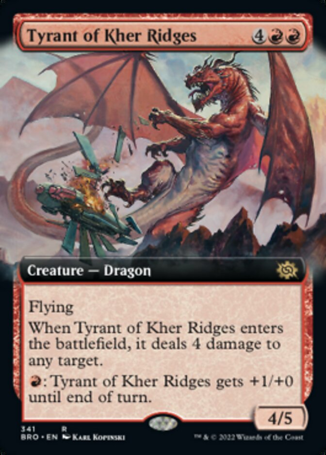 Tyrant of Kher Ridges (Extended Art) [The Brothers' War] | Card Merchant Takapuna