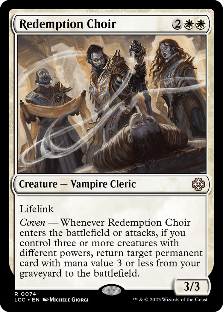 Redemption Choir [The Lost Caverns of Ixalan Commander] | Card Merchant Takapuna