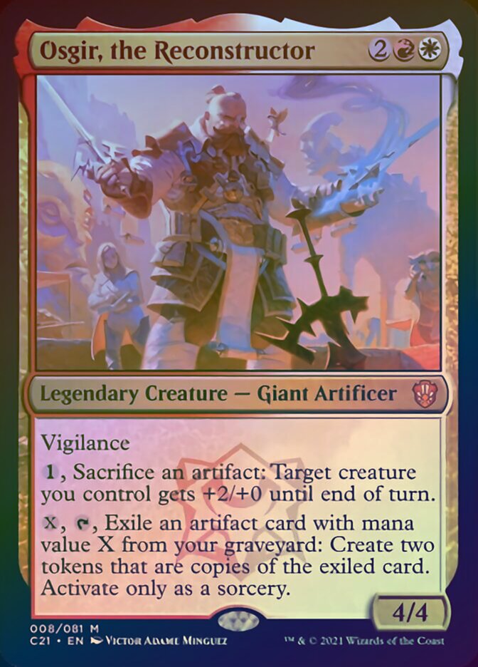 Osgir, the Reconstructor (Display Commander) [Commander 2021] | Card Merchant Takapuna