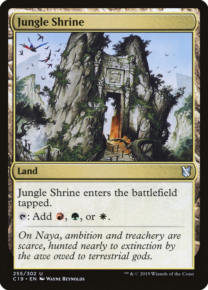 Jungle Shrine [Commander 2019] | Card Merchant Takapuna