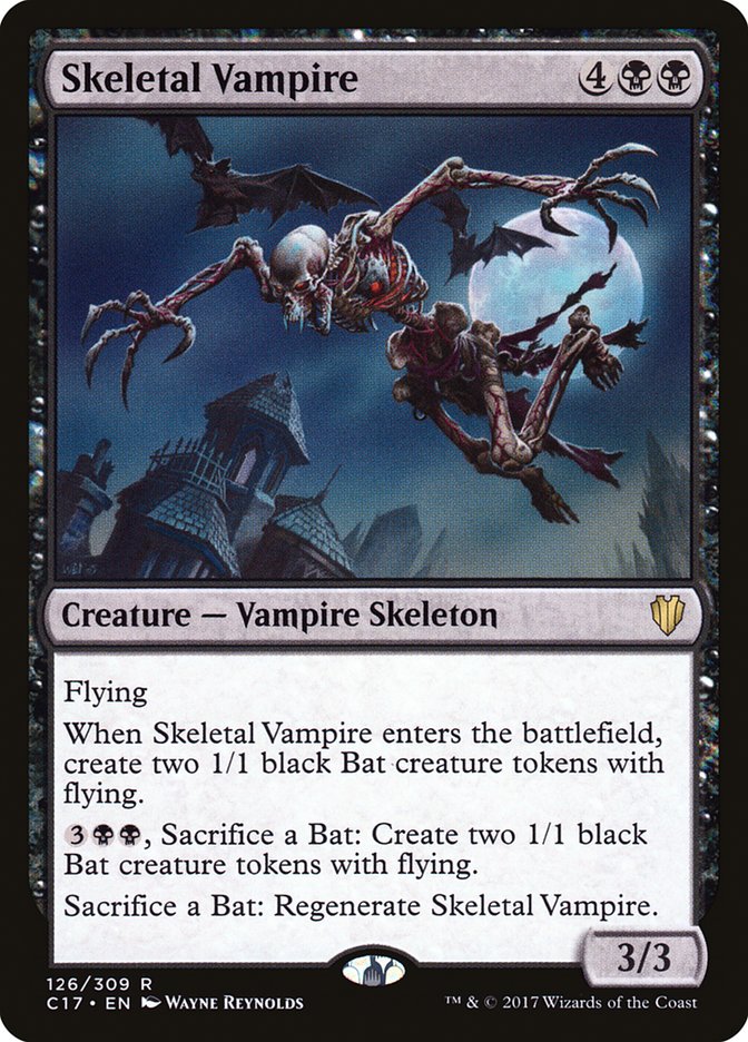 Skeletal Vampire [Commander 2017] | Card Merchant Takapuna