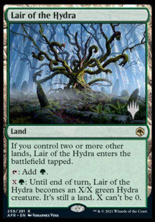 Lair of the Hydra (Promo Pack) [Dungeons & Dragons: Adventures in the Forgotten Realms Promos] | Card Merchant Takapuna