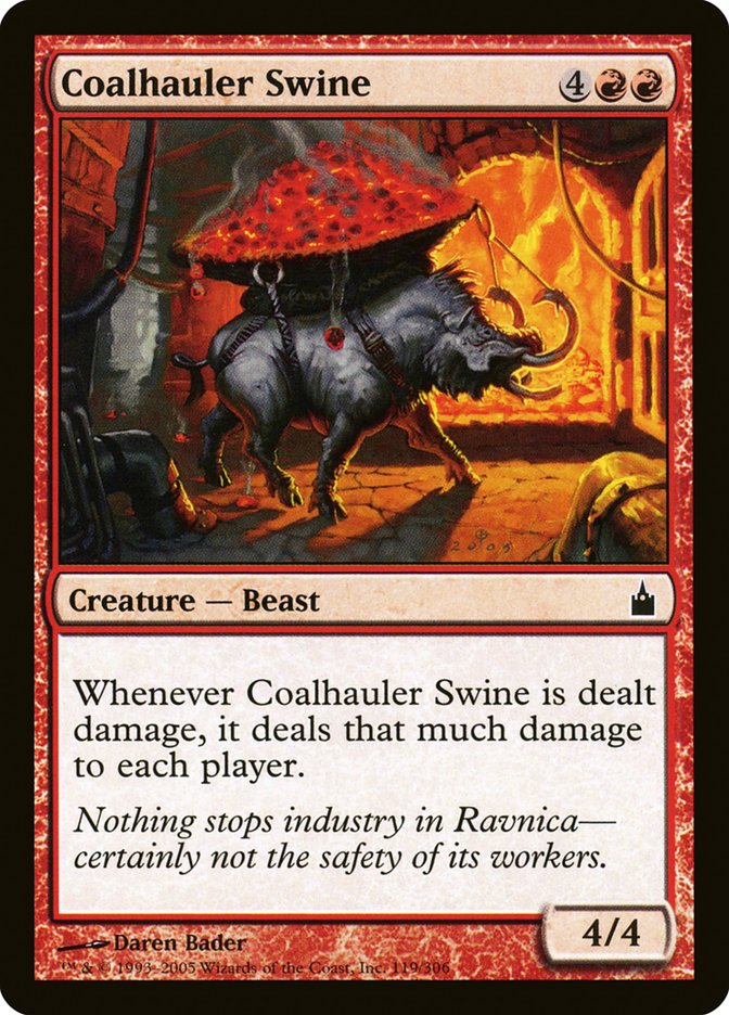 Coalhauler Swine [Ravnica: City of Guilds] | Card Merchant Takapuna