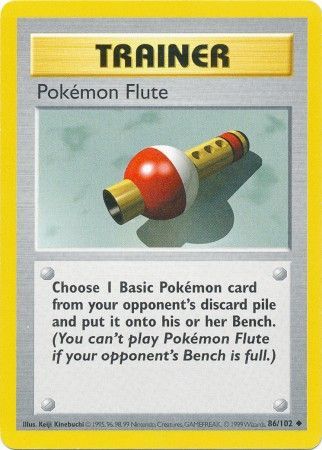 Pokemon Flute (86/102) [Base Set Shadowless Unlimited] | Card Merchant Takapuna