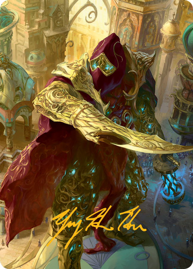 Baral, Chief of Compliance Art Card (Gold-Stamped Signature) [March of the Machine Art Series] | Card Merchant Takapuna