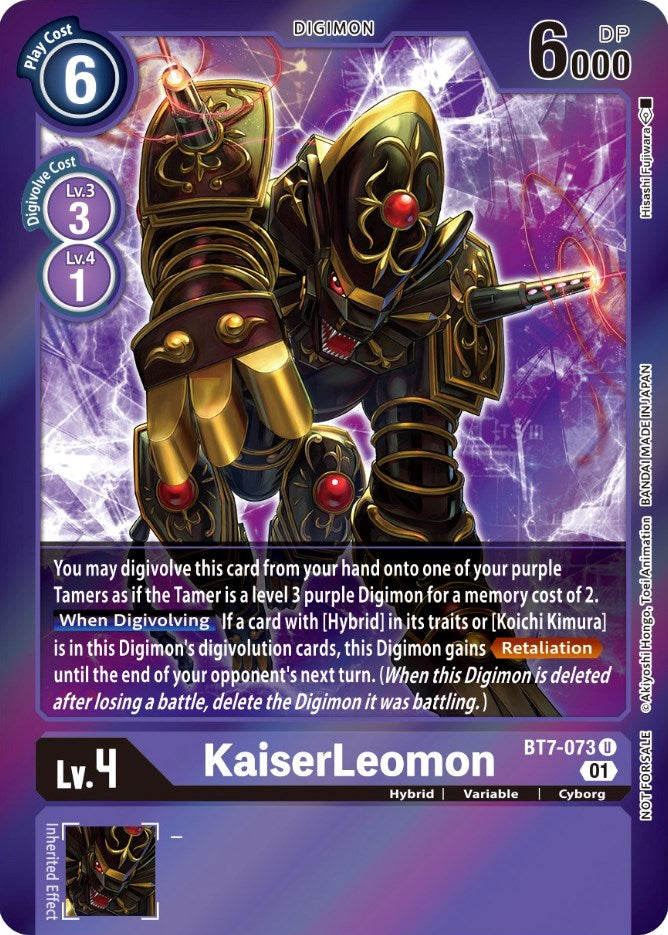 KaiserLeomon [BT7-073] (Event Pack 3) [Next Adventure Promos] | Card Merchant Takapuna