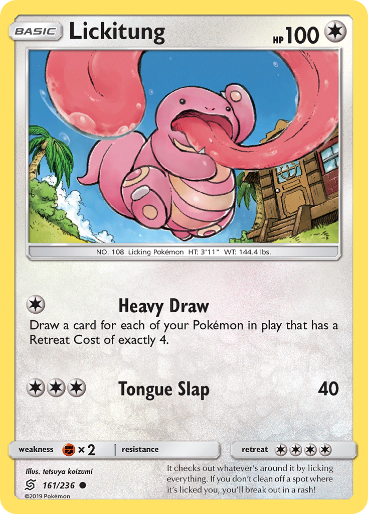 Lickitung (161/236) [Sun & Moon: Unified Minds] | Card Merchant Takapuna