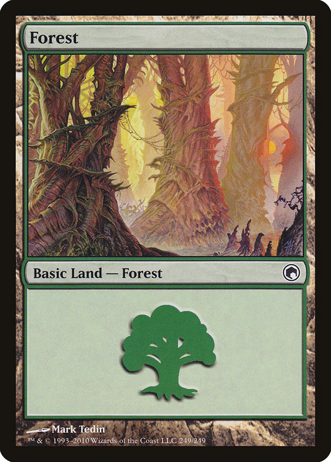 Forest (249) [Scars of Mirrodin] | Card Merchant Takapuna