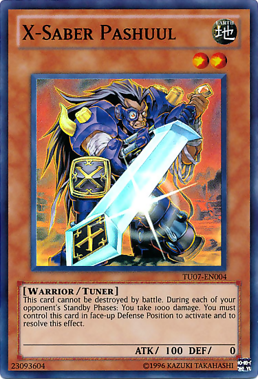 X-Saber Pashuul [TU07-EN004] Super Rare | Card Merchant Takapuna