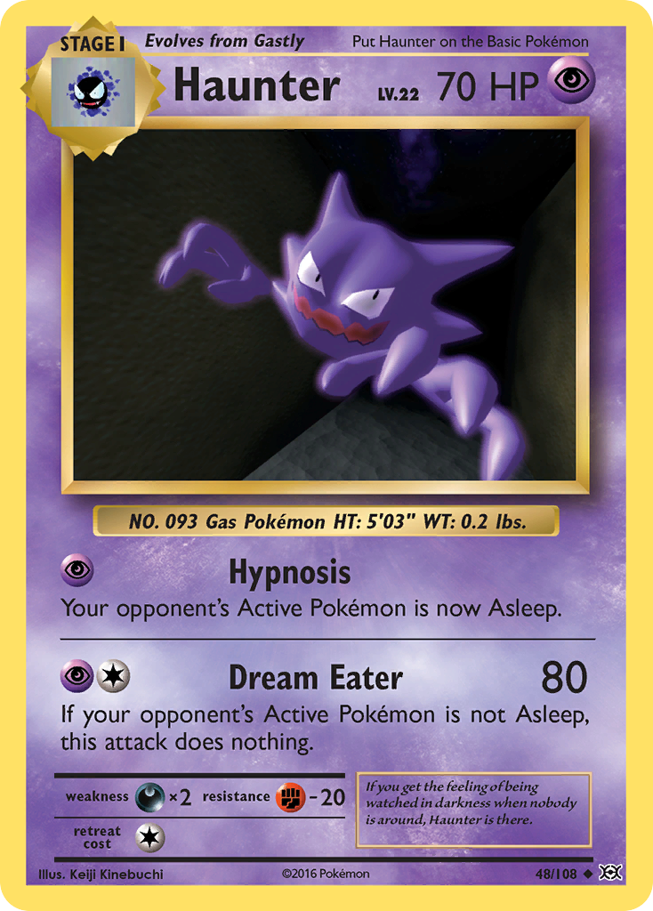 Haunter (48/108) [XY: Evolutions] | Card Merchant Takapuna