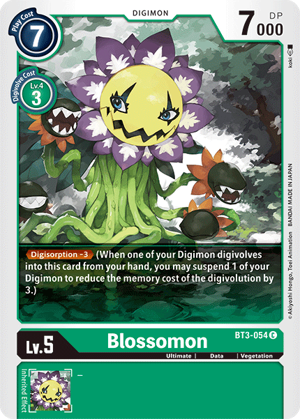 Blossomon [BT3-054] [Release Special Booster Ver.1.5] | Card Merchant Takapuna