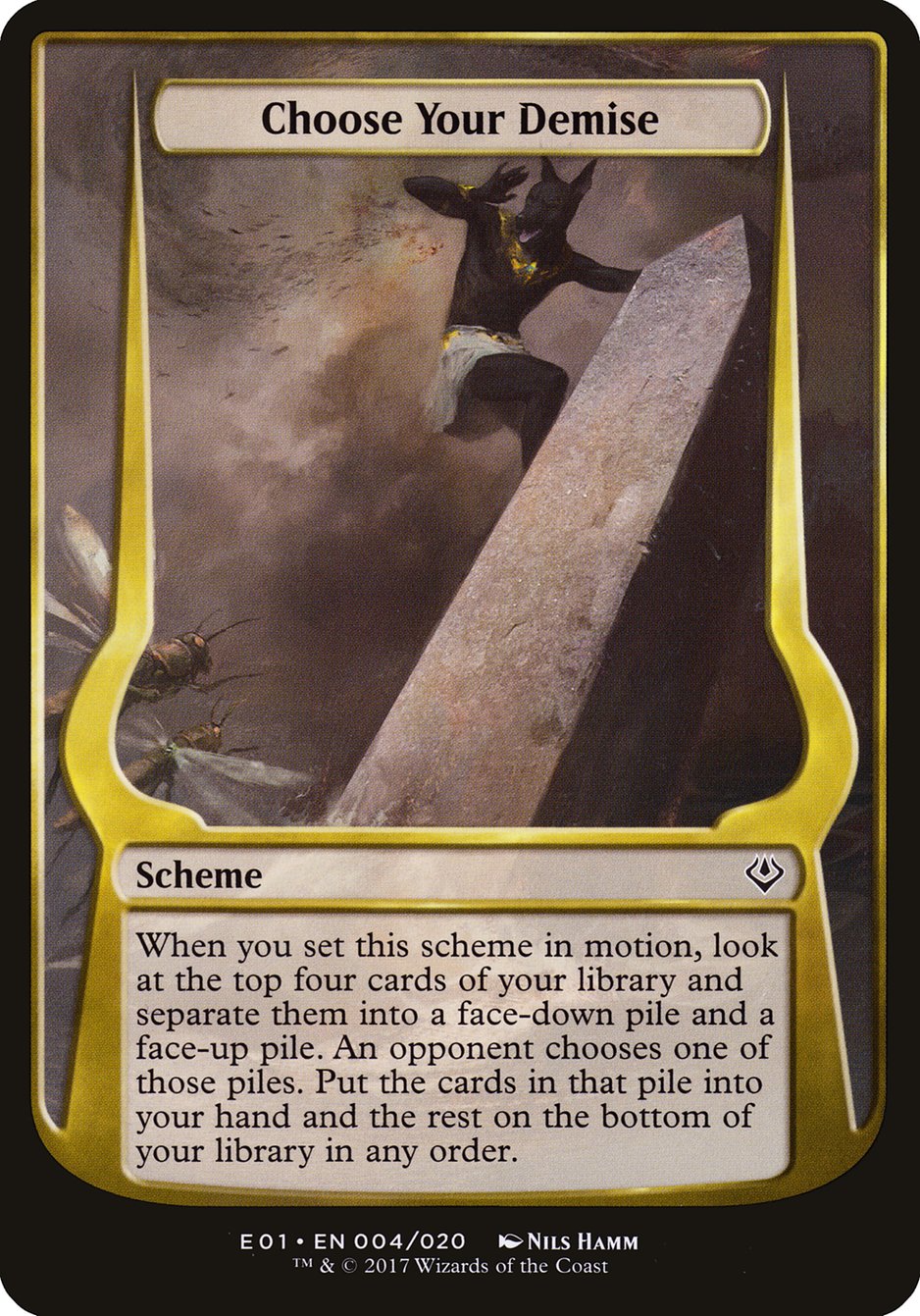 Choose Your Demise (Schemes) [Archenemy: Nicol Bolas Schemes] | Card Merchant Takapuna