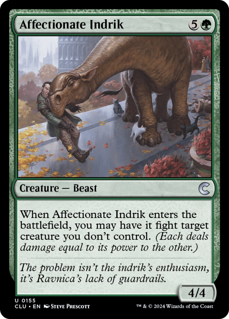 Affectionate Indrik [Ravnica: Clue Edition] | Card Merchant Takapuna