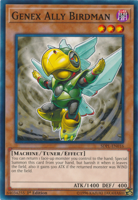 Genex Ally Birdman [SDPL-EN016] Common | Card Merchant Takapuna