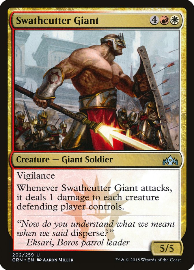 Swathcutter Giant [Guilds of Ravnica] | Card Merchant Takapuna