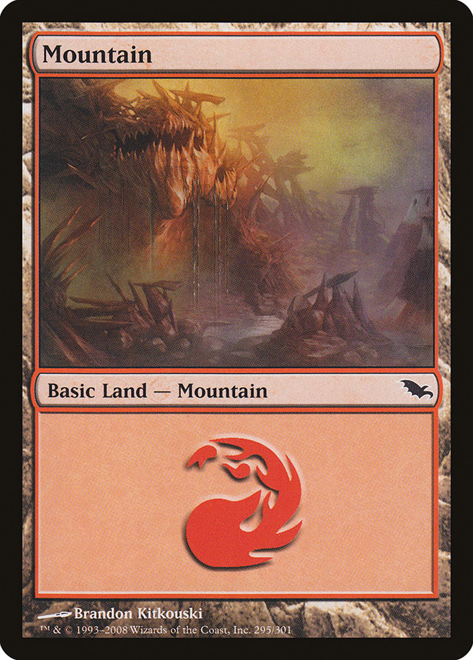 Mountain (295) [Shadowmoor] | Card Merchant Takapuna