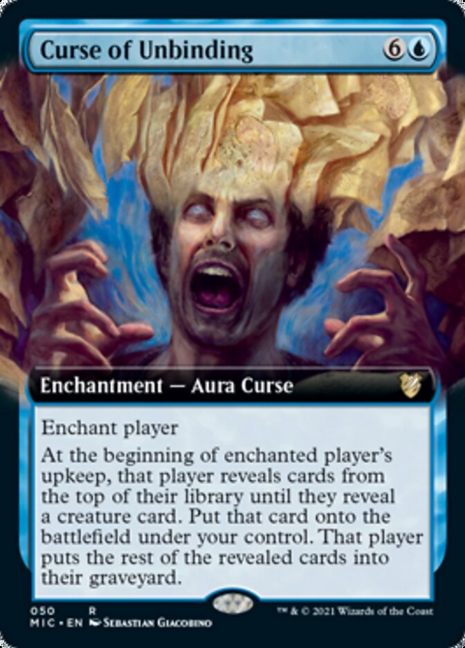 Curse of Unbinding (Extended Art) [Innistrad: Midnight Hunt Commander] | Card Merchant Takapuna