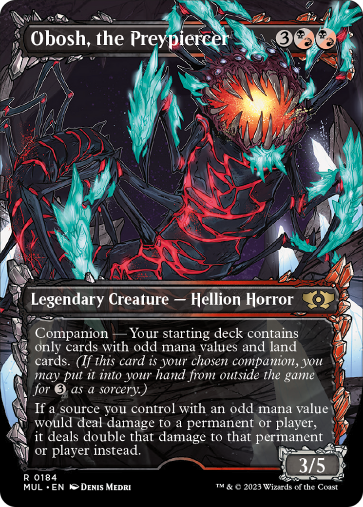 Obosh, the Preypiercer (Halo Foil) [Multiverse Legends] | Card Merchant Takapuna