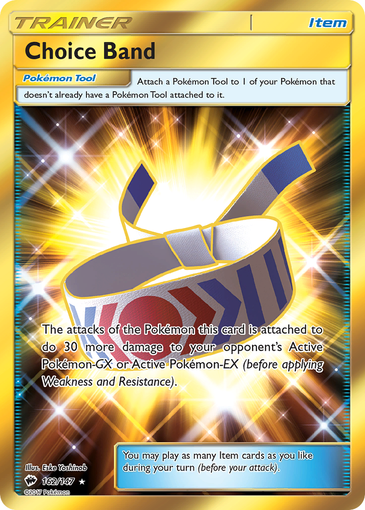 Choice Band (162/147) [Sun & Moon: Burning Shadows] | Card Merchant Takapuna