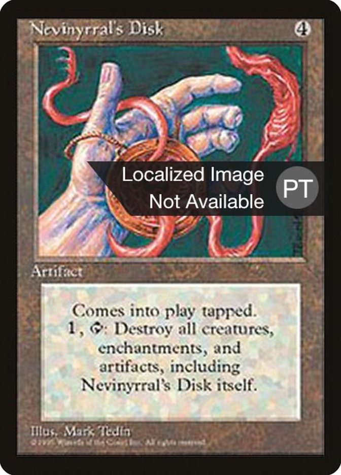 Nevinyrral's Disk [Fourth Edition (Foreign Black Border)] | Card Merchant Takapuna