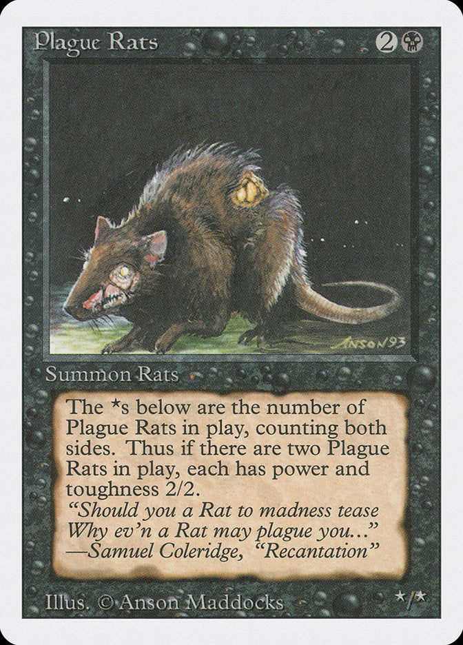 Plague Rats [Revised Edition] | Card Merchant Takapuna