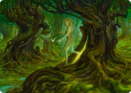 Neverwinter Dryad Art Card [Dungeons & Dragons: Adventures in the Forgotten Realms Art Series] | Card Merchant Takapuna