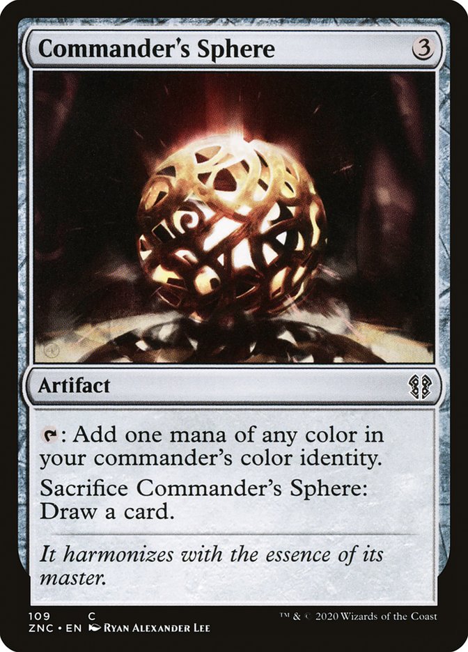 Commander's Sphere [Zendikar Rising Commander] | Card Merchant Takapuna