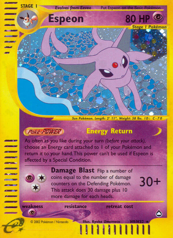 Espeon (H9/H32) [Aquapolis] | Card Merchant Takapuna