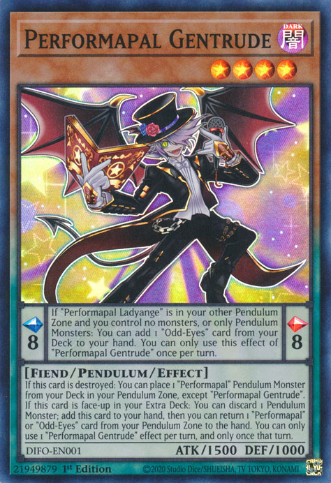 Performapal Gentrude [DIFO-EN001] Super Rare | Card Merchant Takapuna