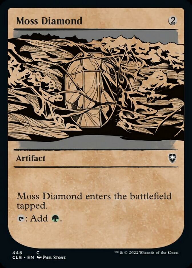 Moss Diamond (Showcase) [Commander Legends: Battle for Baldur's Gate] | Card Merchant Takapuna