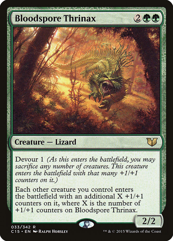 Bloodspore Thrinax [Commander 2015] | Card Merchant Takapuna