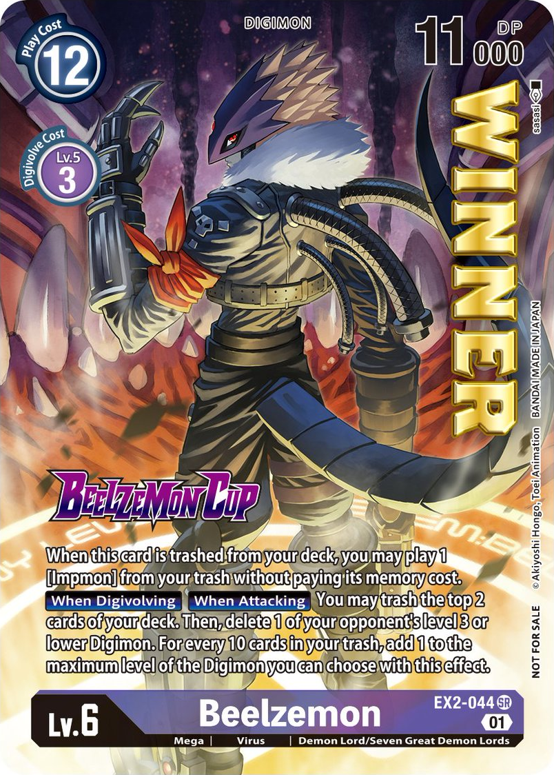 Beelzemon [EX2-044] (Beelzemon Cup Winner) [Starter Deck: Beelzemon Advanced Deck Set Promos] | Card Merchant Takapuna