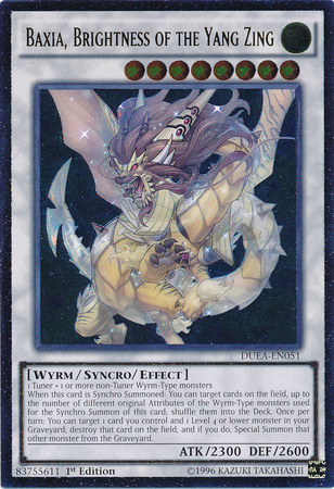 Baxia, Brightness of the Yang Zing (UTR) [DUEA-EN051] Ultimate Rare | Card Merchant Takapuna