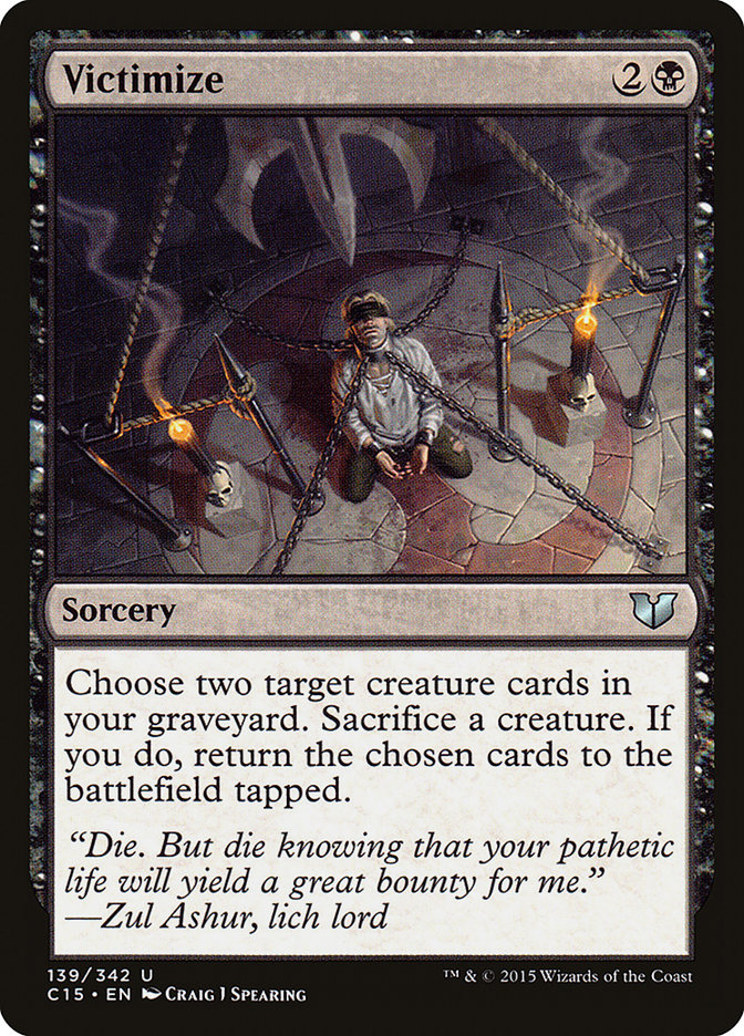 Victimize [Commander 2015] | Card Merchant Takapuna