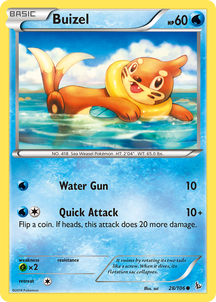 Buizel (28/106) [XY: Flashfire] | Card Merchant Takapuna