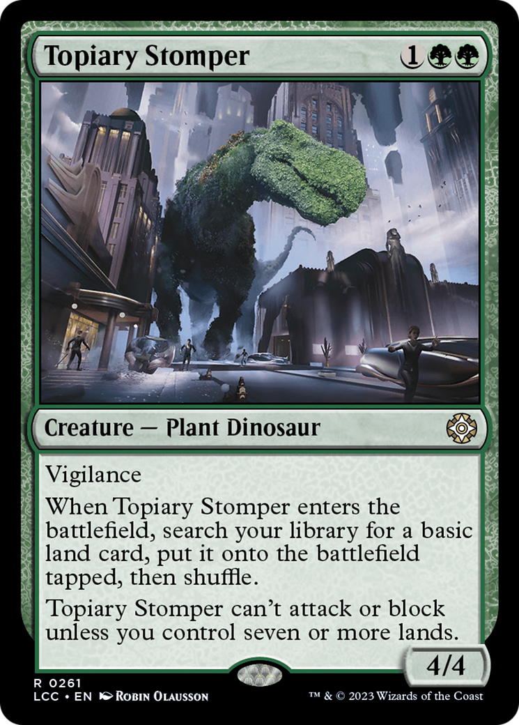 Topiary Stomper [The Lost Caverns of Ixalan Commander] | Card Merchant Takapuna