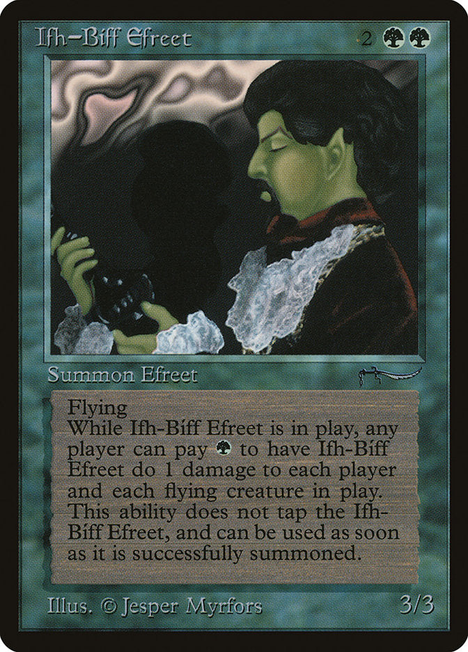 Ifh-Biff Efreet [Arabian Nights] | Card Merchant Takapuna