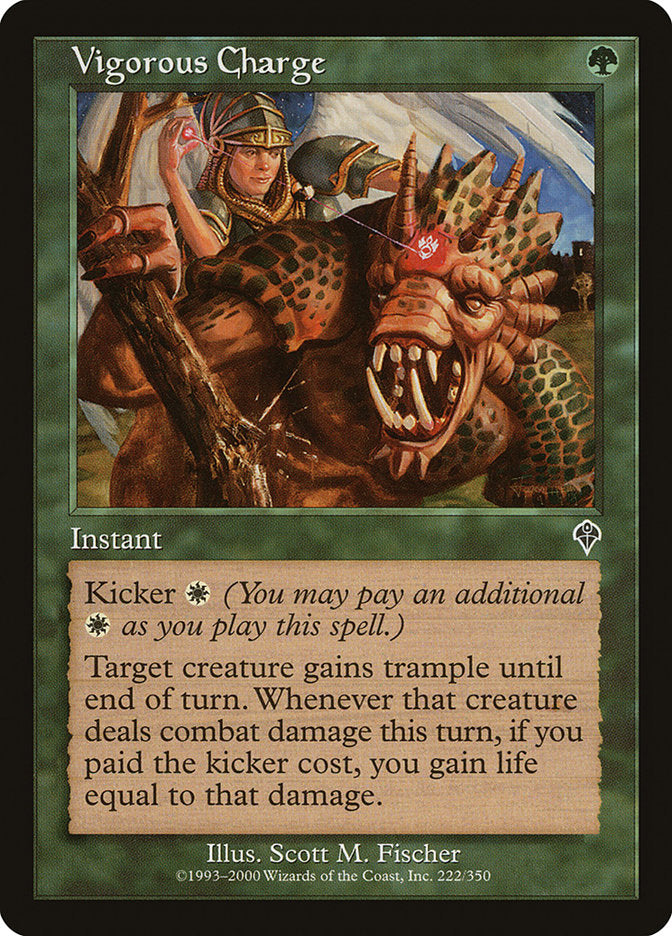 Vigorous Charge [Invasion] | Card Merchant Takapuna