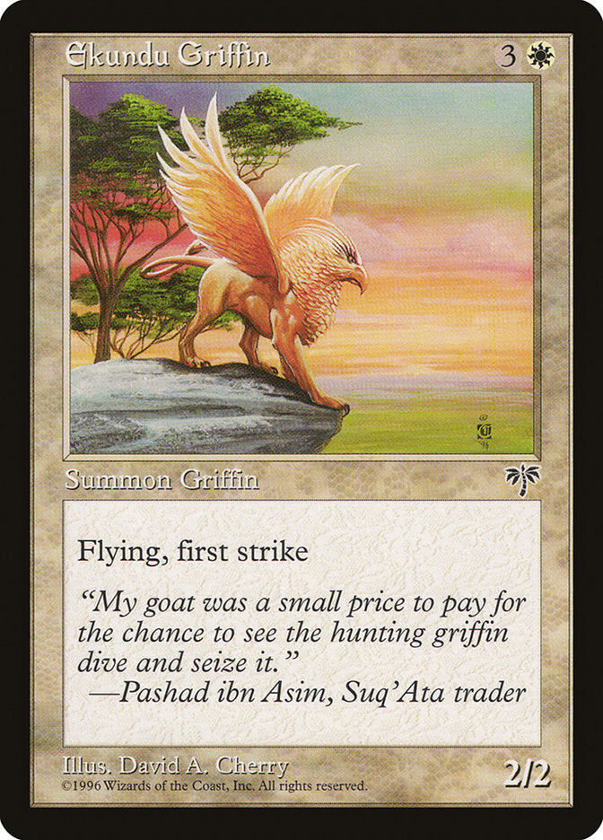 Ekundu Griffin [Mirage] | Card Merchant Takapuna