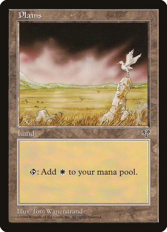 Plains (No Oxen / Signature on Right) [Mirage] | Card Merchant Takapuna