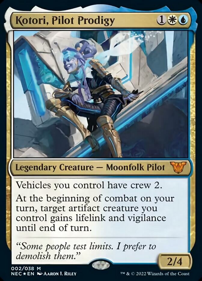 Kotori, Pilot Prodigy [Kamigawa: Neon Dynasty Commander] | Card Merchant Takapuna