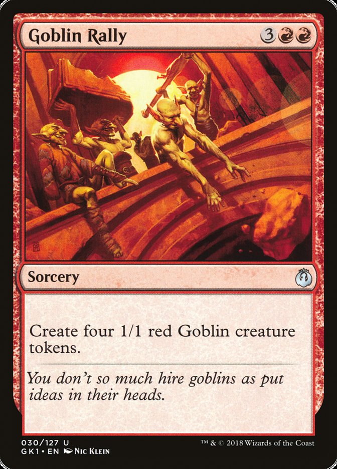 Goblin Rally [Guilds of Ravnica Guild Kit] | Card Merchant Takapuna