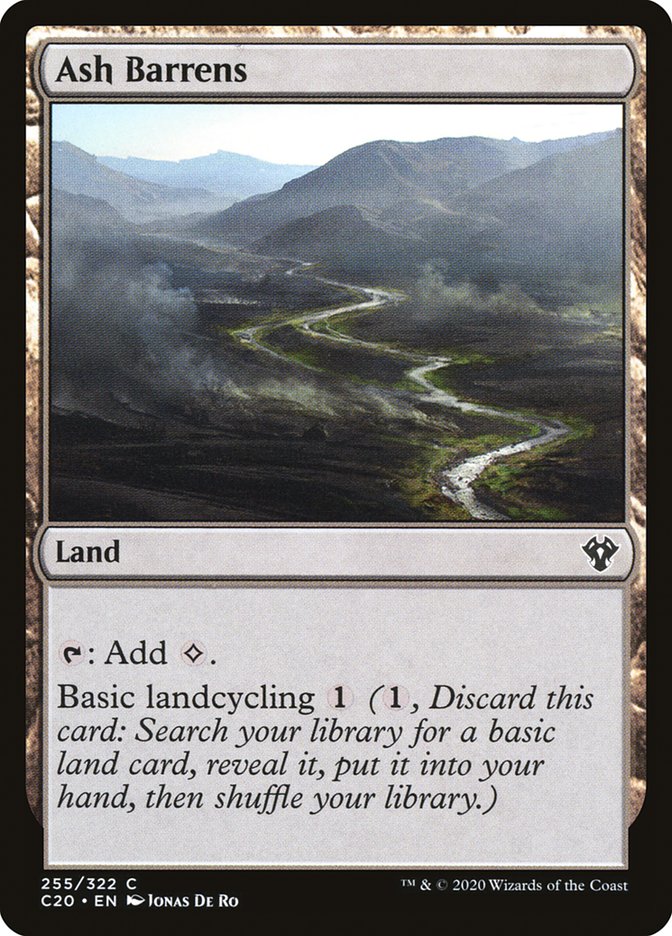 Ash Barrens [Commander 2020] | Card Merchant Takapuna