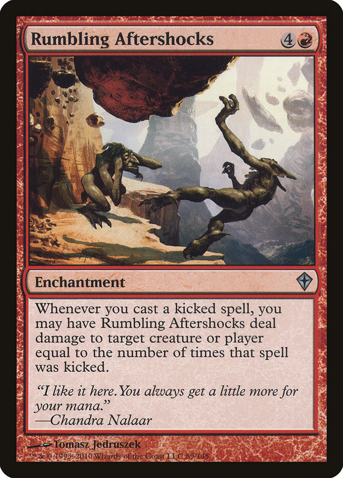 Rumbling Aftershocks [Worldwake] | Card Merchant Takapuna