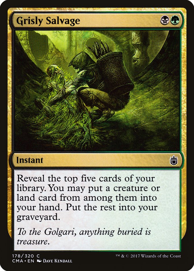 Grisly Salvage [Commander Anthology] | Card Merchant Takapuna