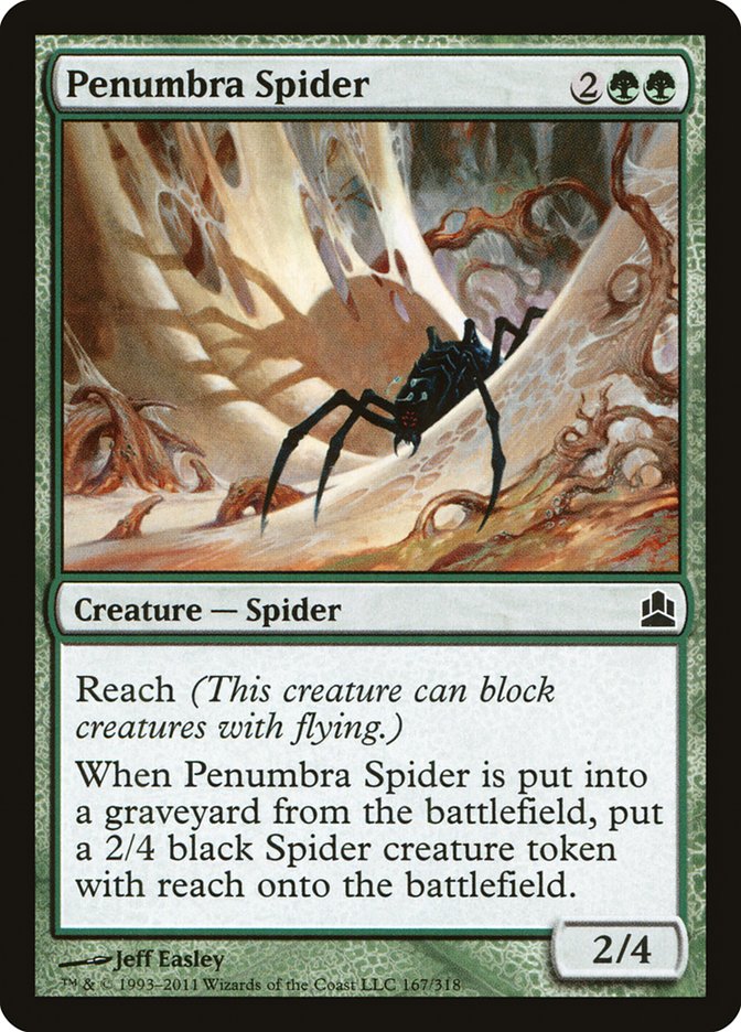 Penumbra Spider [Commander 2011] | Card Merchant Takapuna