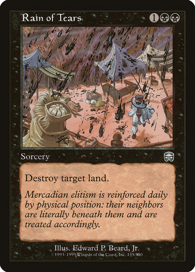 Rain of Tears [Mercadian Masques] | Card Merchant Takapuna